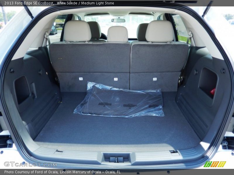 White Suede / Medium Light Stone 2013 Ford Edge SE EcoBoost