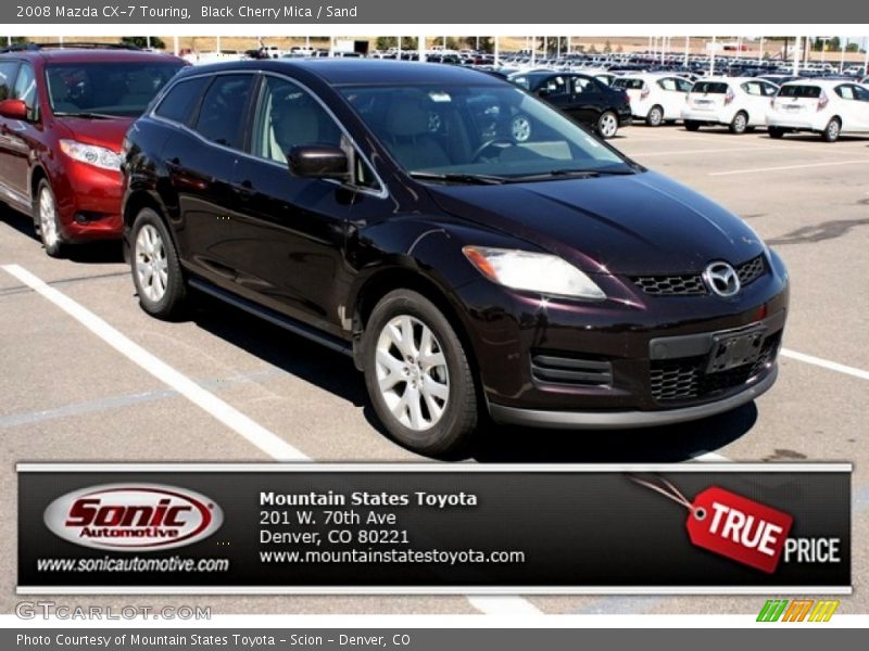 Black Cherry Mica / Sand 2008 Mazda CX-7 Touring