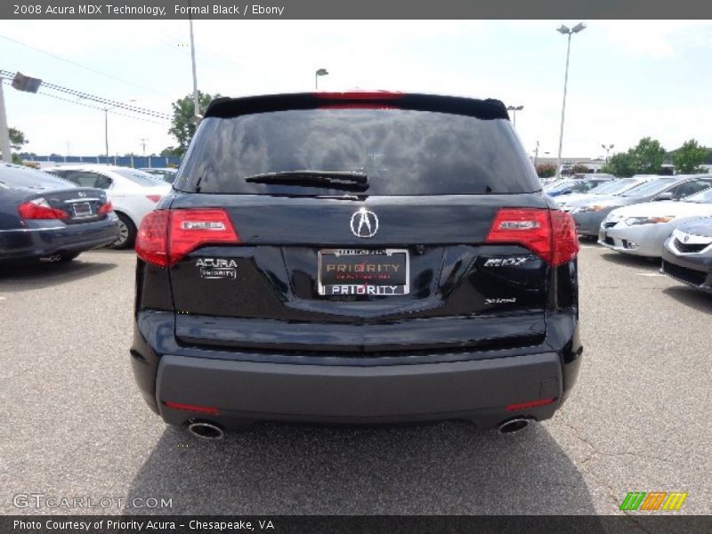 Formal Black / Ebony 2008 Acura MDX Technology