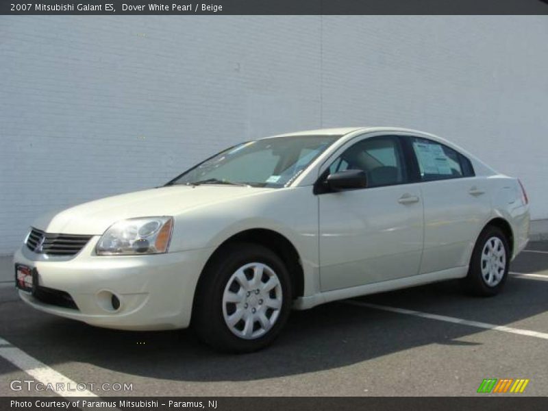 Dover White Pearl / Beige 2007 Mitsubishi Galant ES