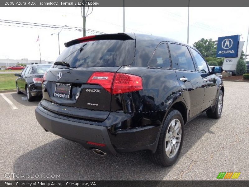 Formal Black / Ebony 2008 Acura MDX Technology