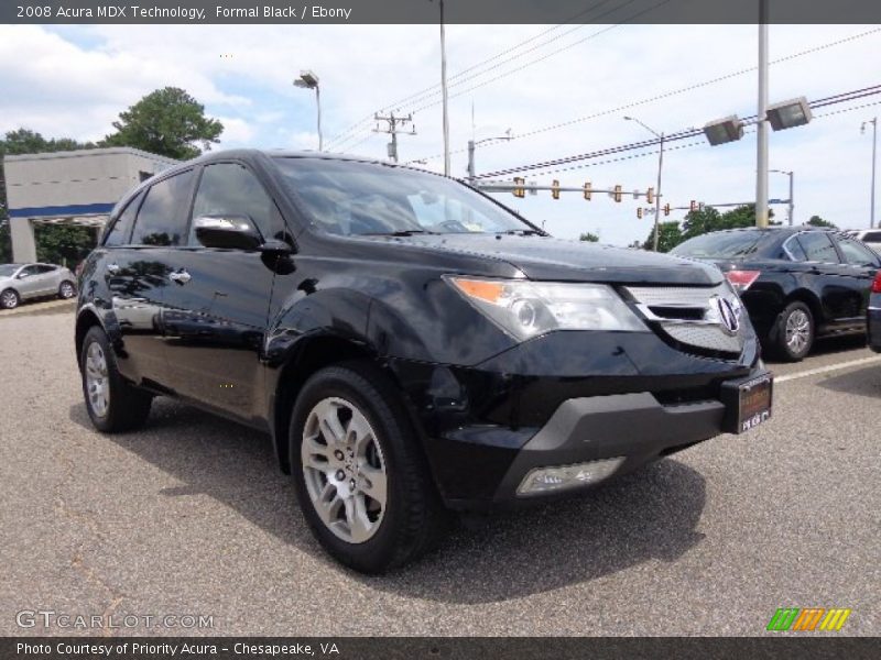 Formal Black / Ebony 2008 Acura MDX Technology