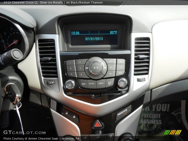 Silver Ice Metallic / Jet Black/Medium Titanium 2013 Chevrolet Cruze LS
