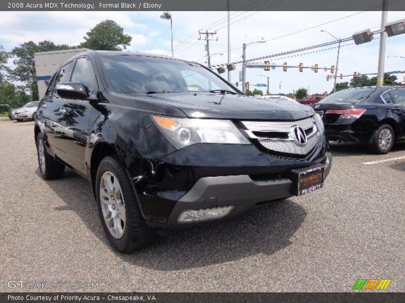 Formal Black / Ebony 2008 Acura MDX Technology