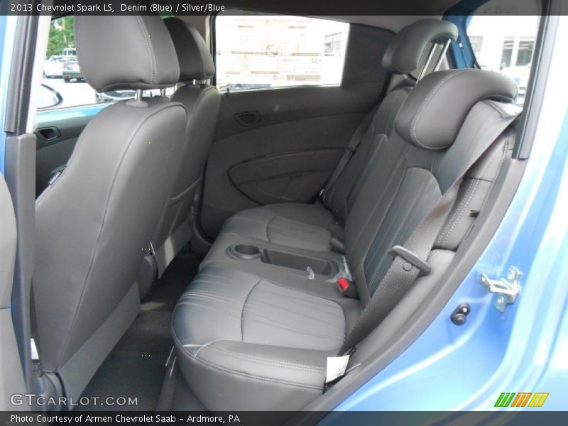 Denim (Blue) / Silver/Blue 2013 Chevrolet Spark LS