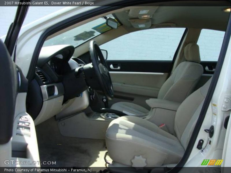 Dover White Pearl / Beige 2007 Mitsubishi Galant ES