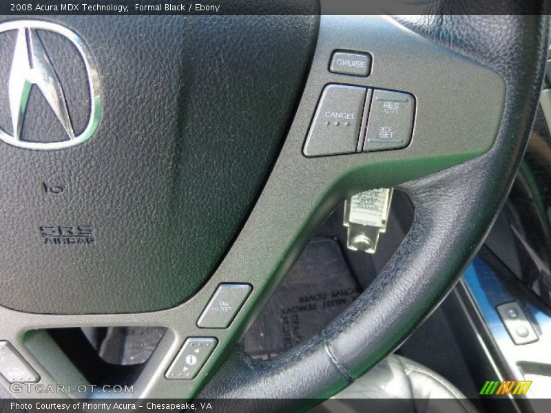 Formal Black / Ebony 2008 Acura MDX Technology