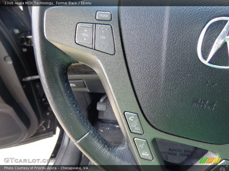 Formal Black / Ebony 2008 Acura MDX Technology