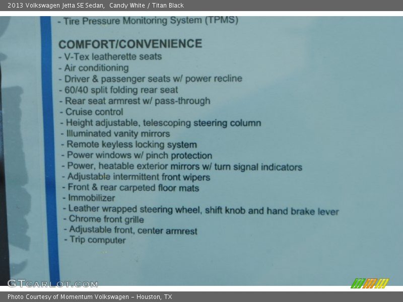 Candy White / Titan Black 2013 Volkswagen Jetta SE Sedan
