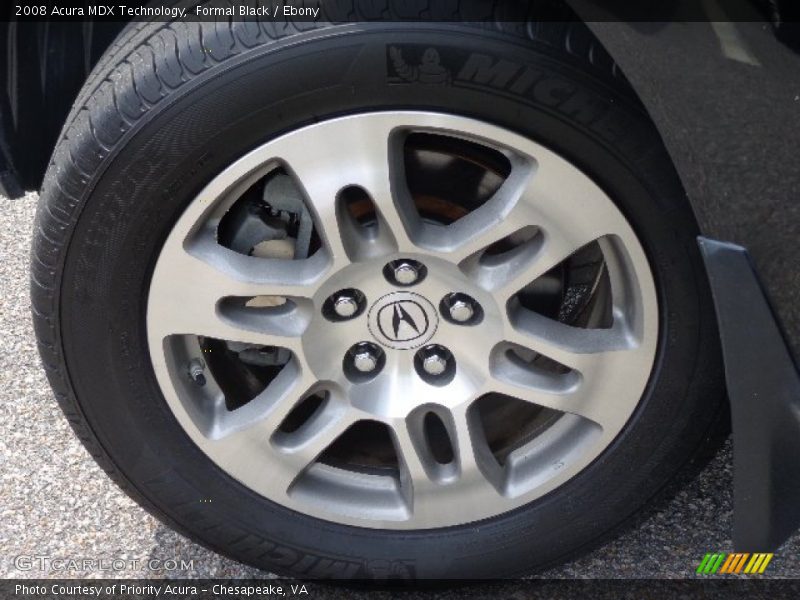 Formal Black / Ebony 2008 Acura MDX Technology