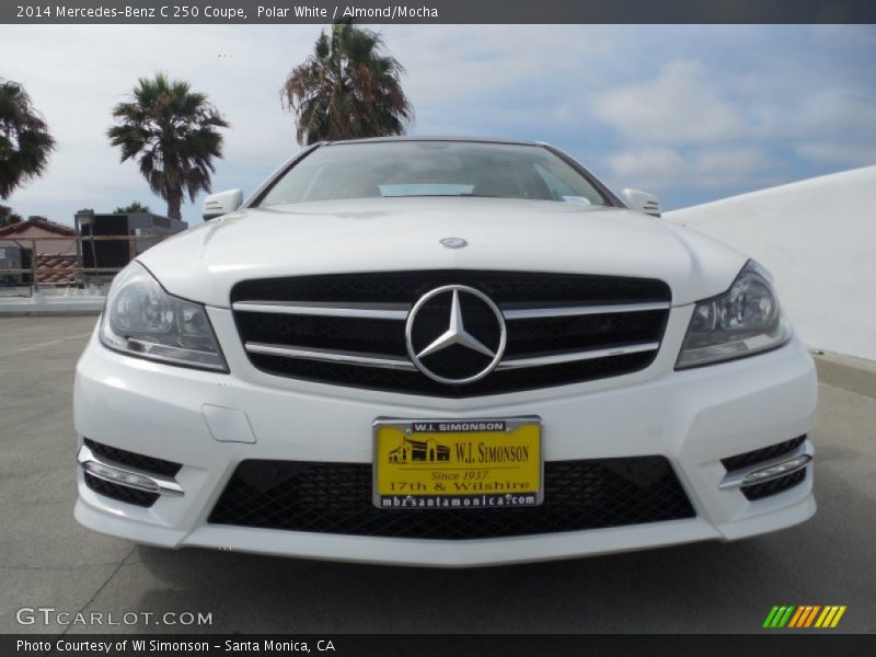 Polar White / Almond/Mocha 2014 Mercedes-Benz C 250 Coupe