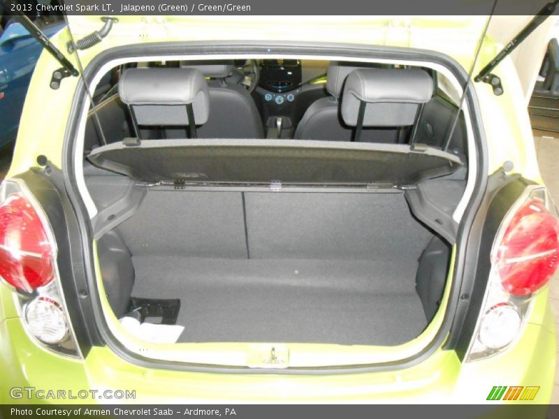 Jalapeno (Green) / Green/Green 2013 Chevrolet Spark LT
