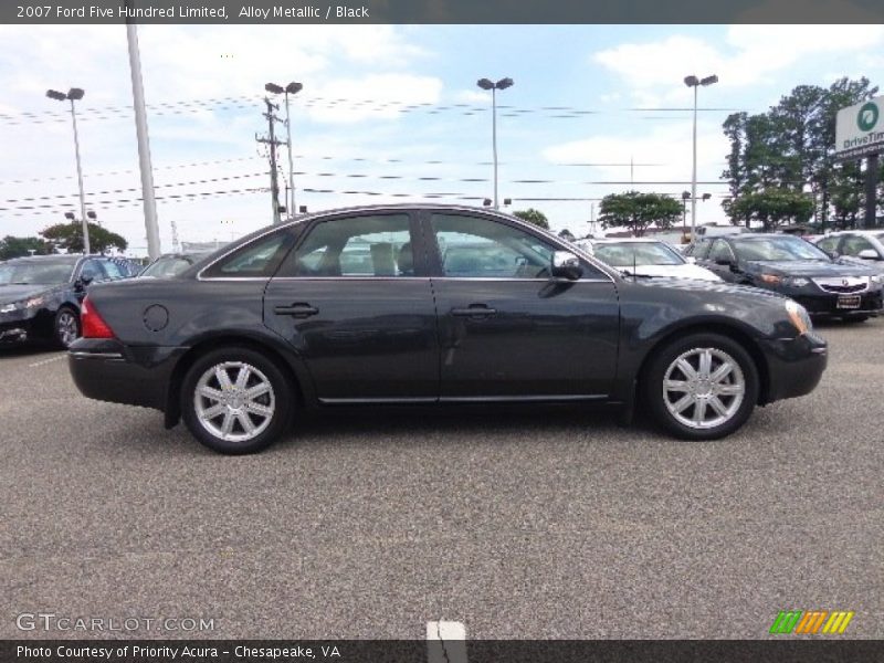 Alloy Metallic / Black 2007 Ford Five Hundred Limited