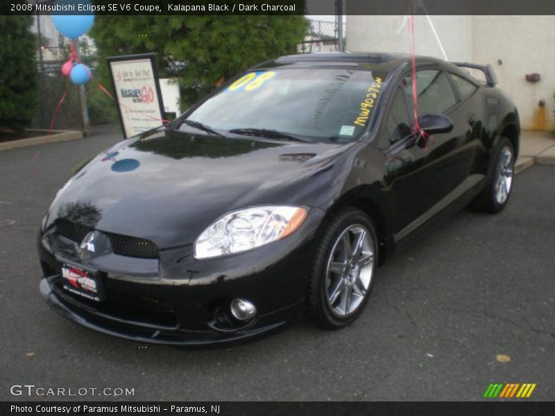 Kalapana Black / Dark Charcoal 2008 Mitsubishi Eclipse SE V6 Coupe