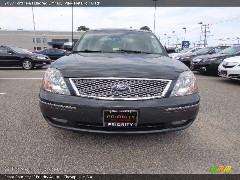 Alloy Metallic / Black 2007 Ford Five Hundred Limited