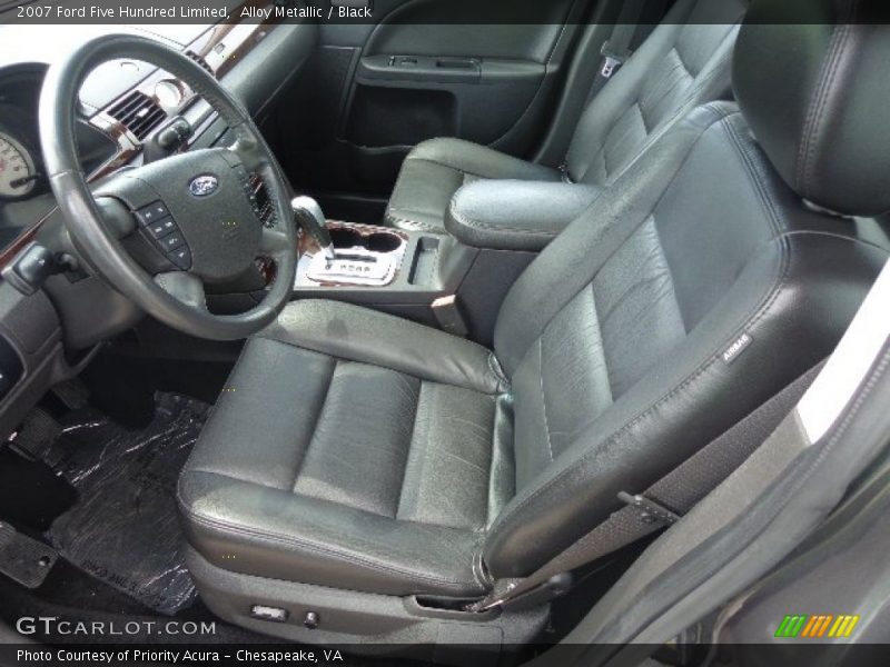 Alloy Metallic / Black 2007 Ford Five Hundred Limited