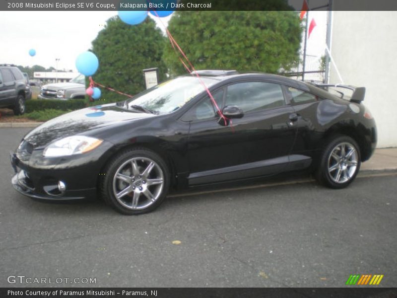 Kalapana Black / Dark Charcoal 2008 Mitsubishi Eclipse SE V6 Coupe