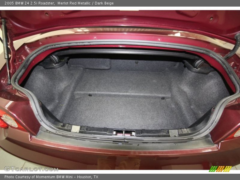  2005 Z4 2.5i Roadster Trunk