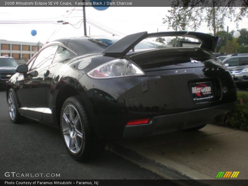 Kalapana Black / Dark Charcoal 2008 Mitsubishi Eclipse SE V6 Coupe