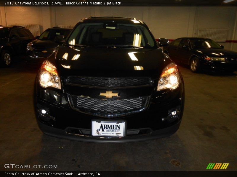 Black Granite Metallic / Jet Black 2013 Chevrolet Equinox LTZ AWD