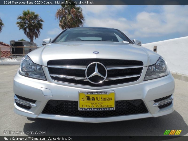 Iridium Silver Metallic / Black 2014 Mercedes-Benz C 250 Coupe