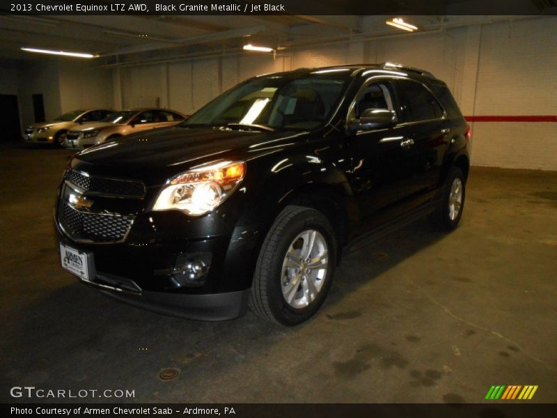Black Granite Metallic / Jet Black 2013 Chevrolet Equinox LTZ AWD