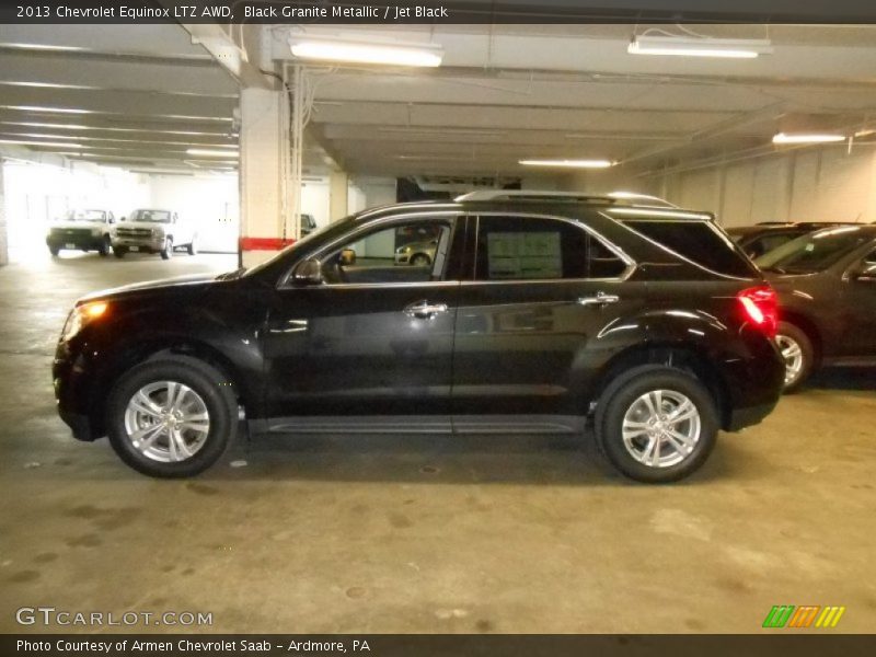 Black Granite Metallic / Jet Black 2013 Chevrolet Equinox LTZ AWD