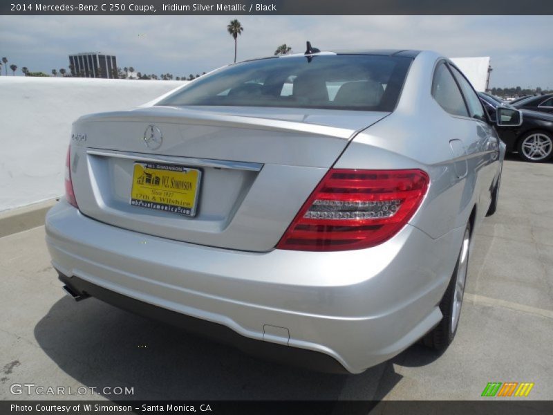 Iridium Silver Metallic / Black 2014 Mercedes-Benz C 250 Coupe