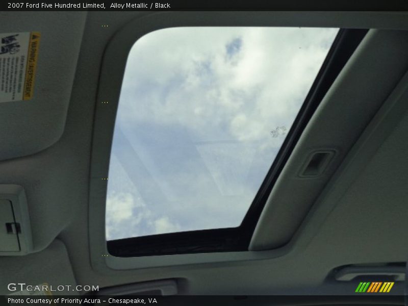 Alloy Metallic / Black 2007 Ford Five Hundred Limited