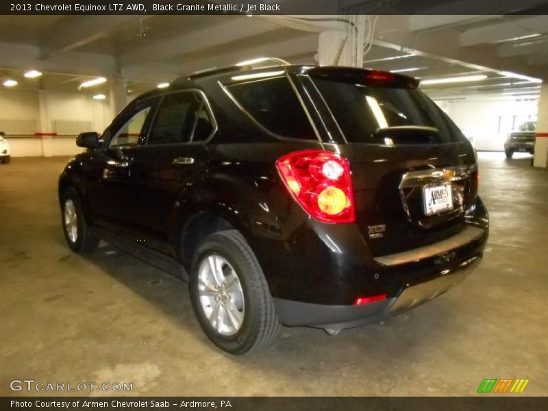 Black Granite Metallic / Jet Black 2013 Chevrolet Equinox LTZ AWD