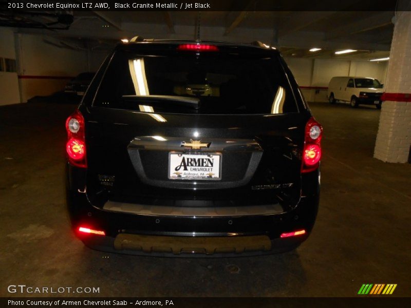 Black Granite Metallic / Jet Black 2013 Chevrolet Equinox LTZ AWD