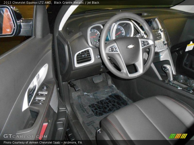 Black Granite Metallic / Jet Black 2013 Chevrolet Equinox LTZ AWD