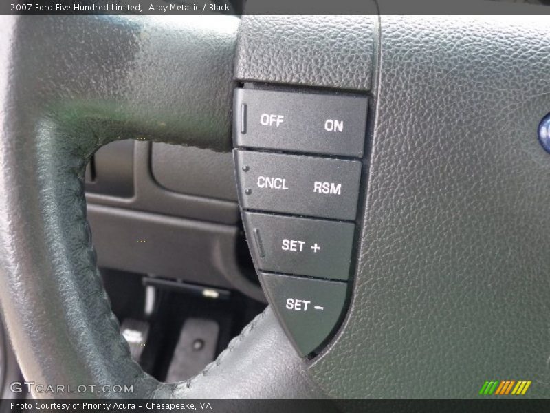 Alloy Metallic / Black 2007 Ford Five Hundred Limited