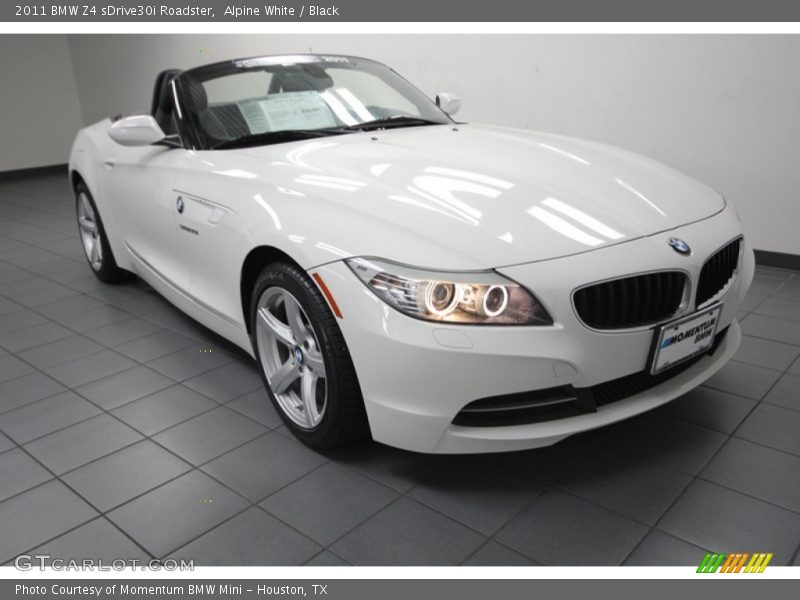 Alpine White / Black 2011 BMW Z4 sDrive30i Roadster