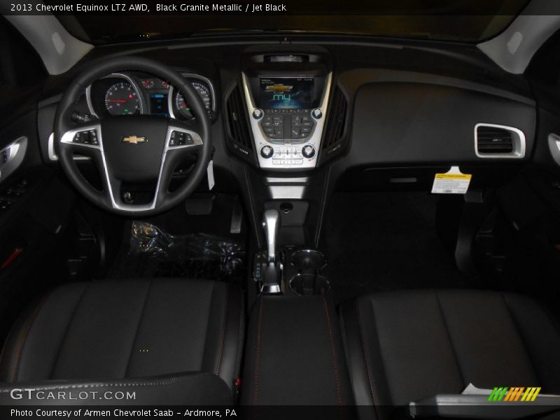 Black Granite Metallic / Jet Black 2013 Chevrolet Equinox LTZ AWD