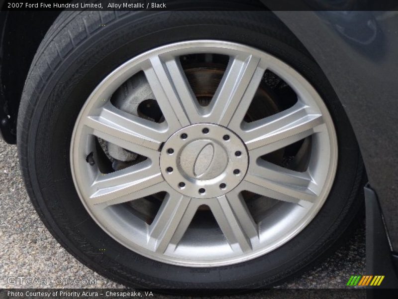 Alloy Metallic / Black 2007 Ford Five Hundred Limited