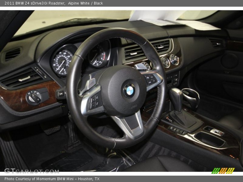 Alpine White / Black 2011 BMW Z4 sDrive30i Roadster