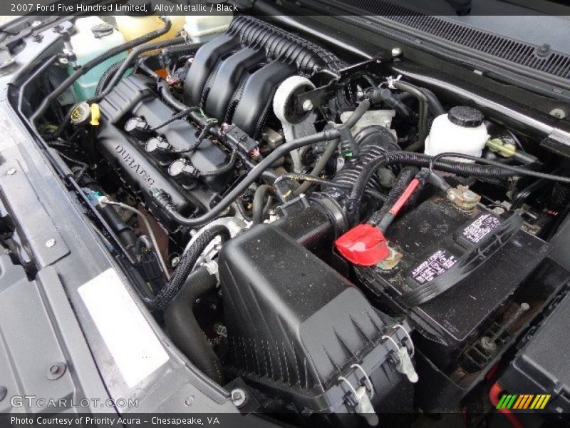 Alloy Metallic / Black 2007 Ford Five Hundred Limited