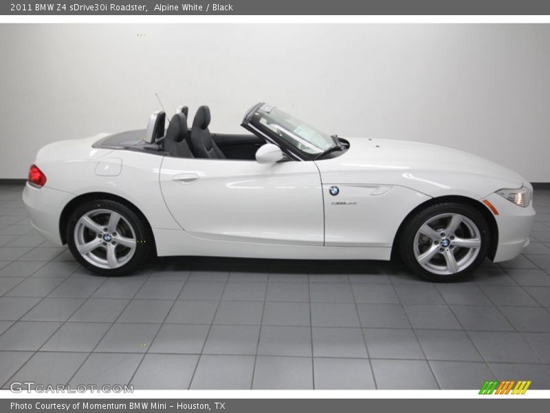 Alpine White / Black 2011 BMW Z4 sDrive30i Roadster