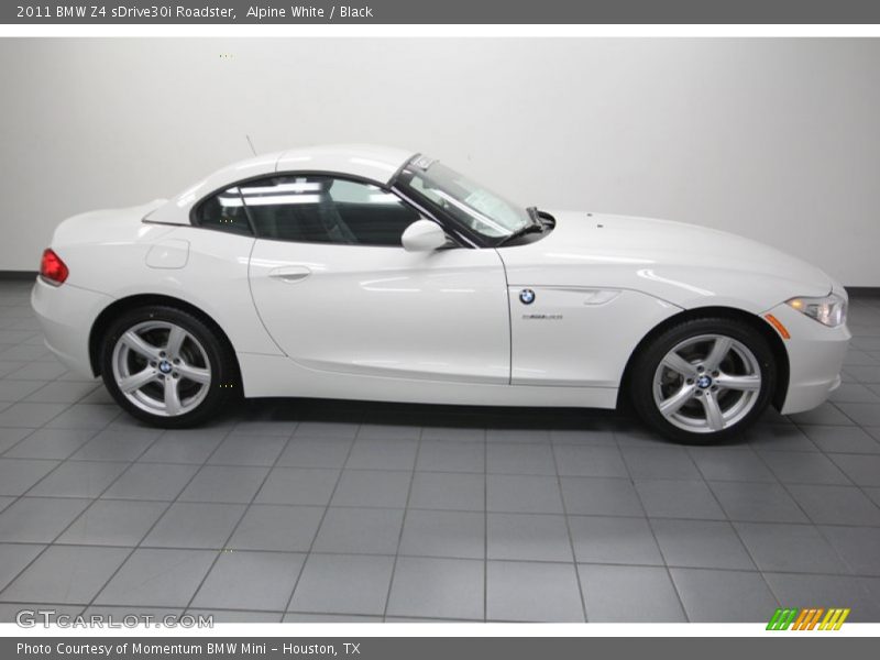 Alpine White / Black 2011 BMW Z4 sDrive30i Roadster