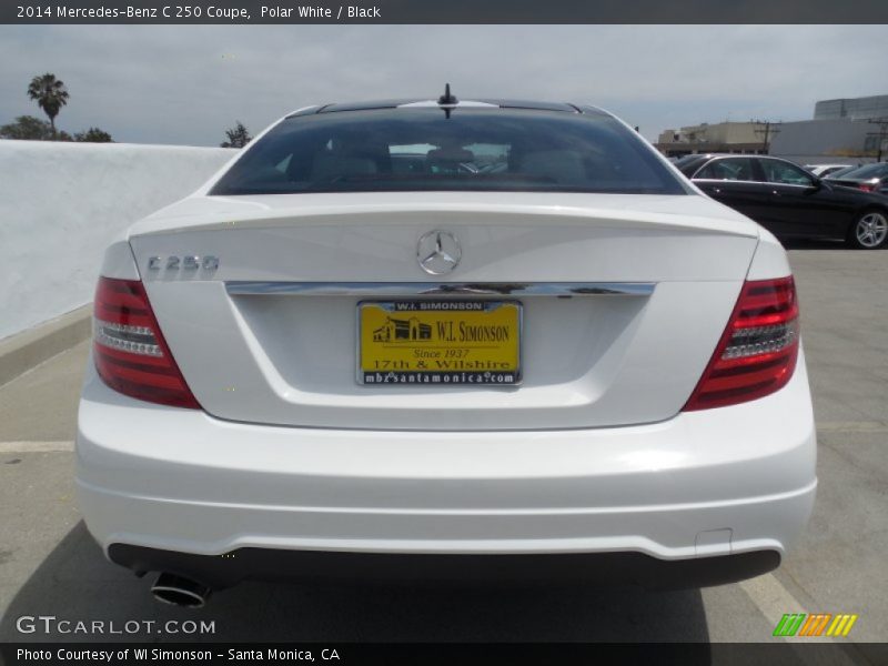 Polar White / Black 2014 Mercedes-Benz C 250 Coupe