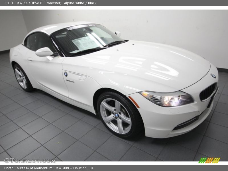 Alpine White / Black 2011 BMW Z4 sDrive30i Roadster