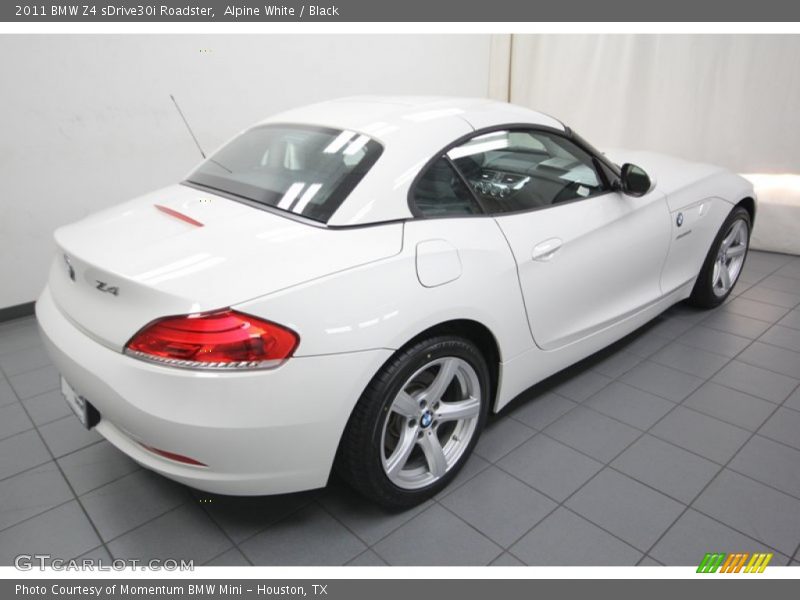 Alpine White / Black 2011 BMW Z4 sDrive30i Roadster