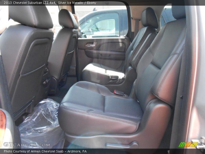 Silver Ice Metallic / Ebony 2013 Chevrolet Suburban LTZ 4x4