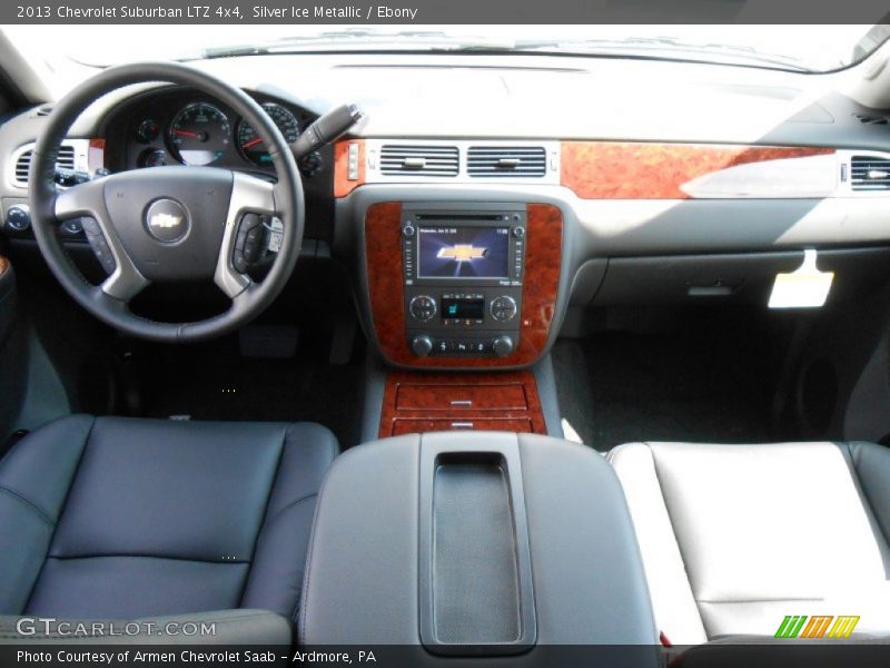 Silver Ice Metallic / Ebony 2013 Chevrolet Suburban LTZ 4x4