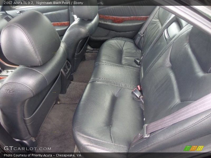Rear Seat of 2002 TL 3.2