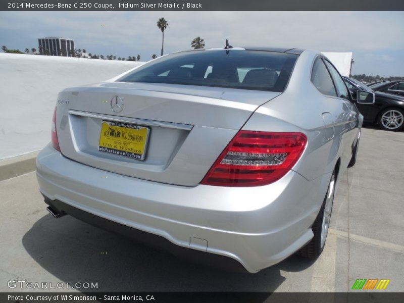Iridium Silver Metallic / Black 2014 Mercedes-Benz C 250 Coupe