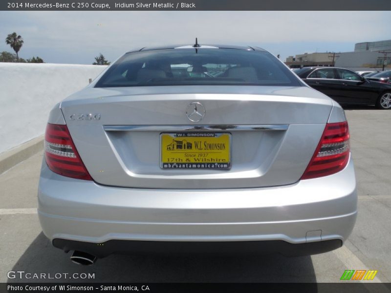 Iridium Silver Metallic / Black 2014 Mercedes-Benz C 250 Coupe