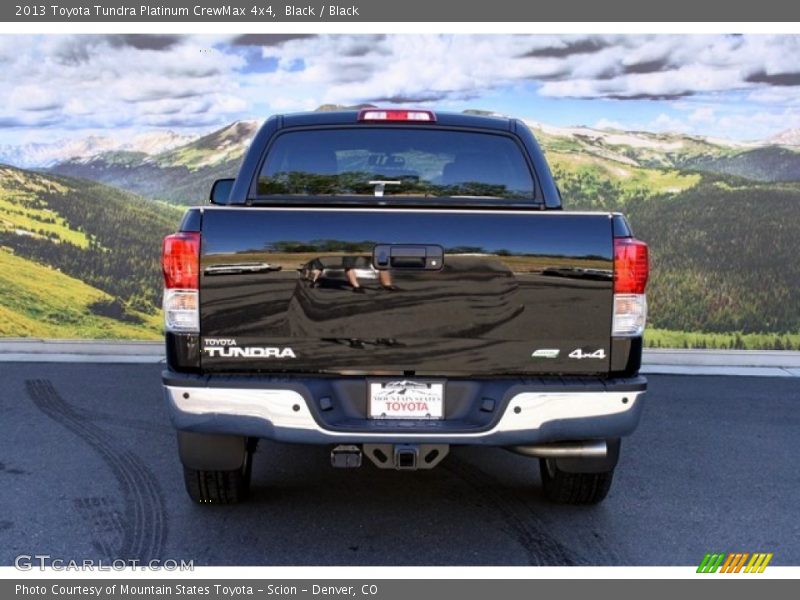 Black / Black 2013 Toyota Tundra Platinum CrewMax 4x4
