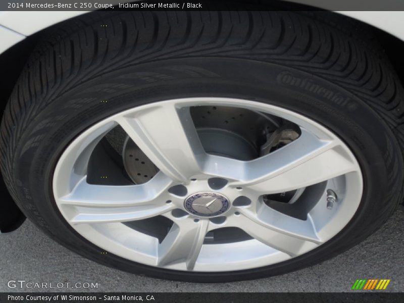 Iridium Silver Metallic / Black 2014 Mercedes-Benz C 250 Coupe